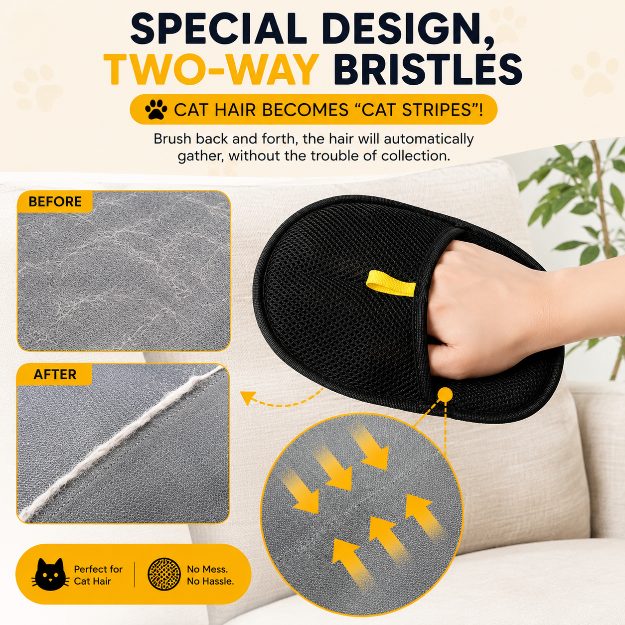 Lintora™ Pet Hair Remover Gloves