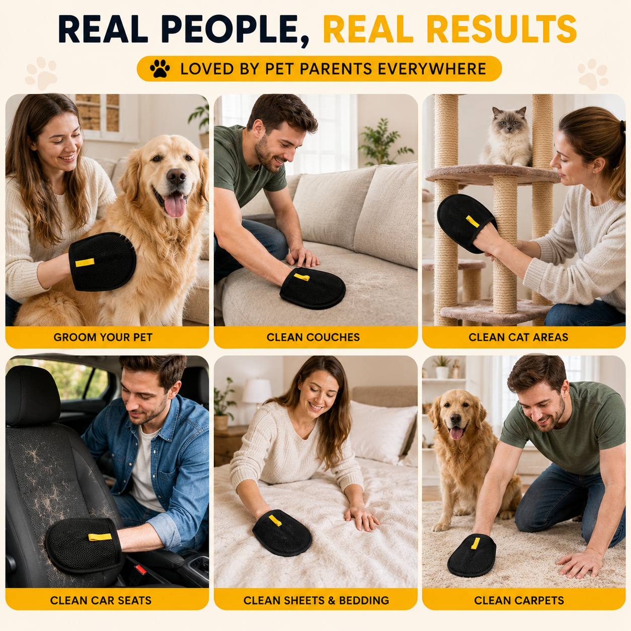 Lintora™ Pet Hair Remover Gloves