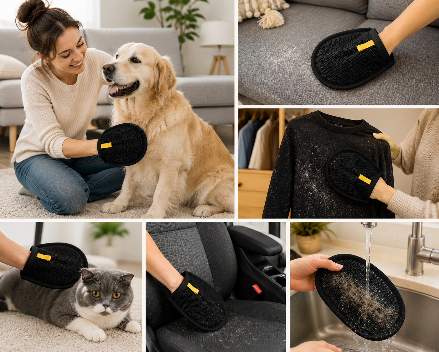 Lintora™ Pet Hair Remover Gloves